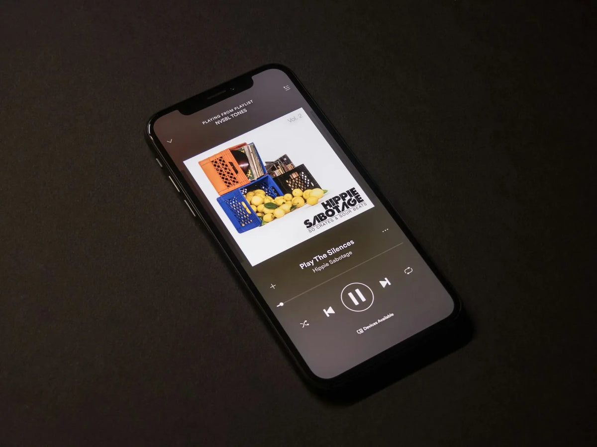 Application Spotify sur smartphone - musique en streaming