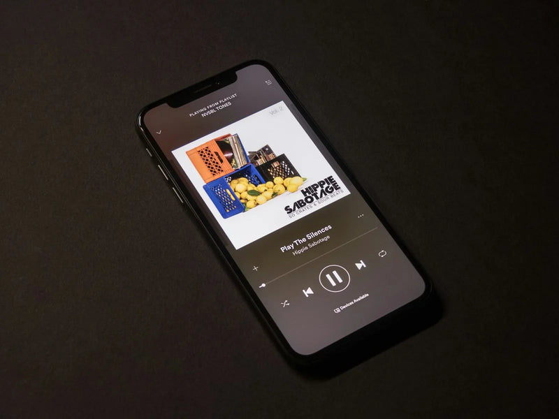 Application Spotify sur smartphone - musique en streaming