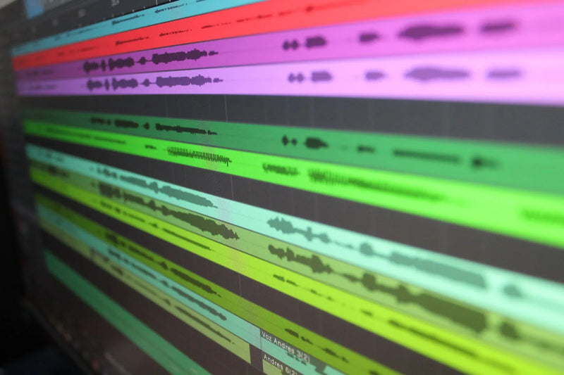 Interface d'édition audio illustrant ce qu'est l'autotune en studio