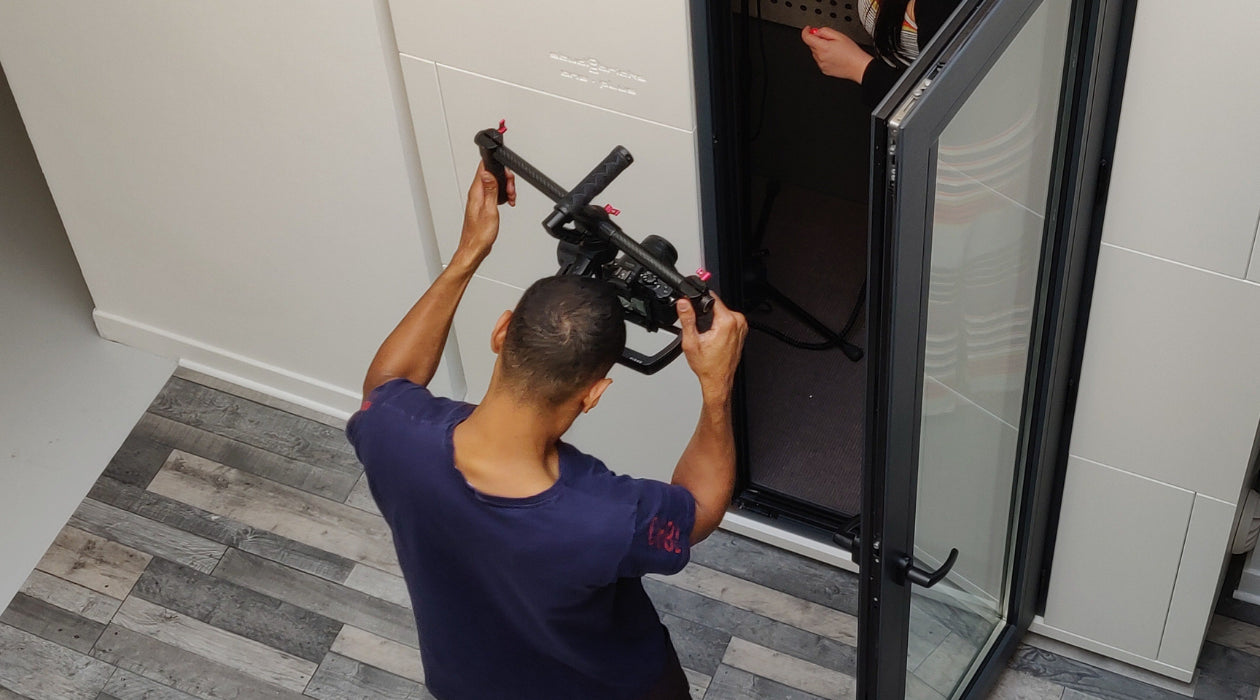 vidéaste studio d'enregistrement