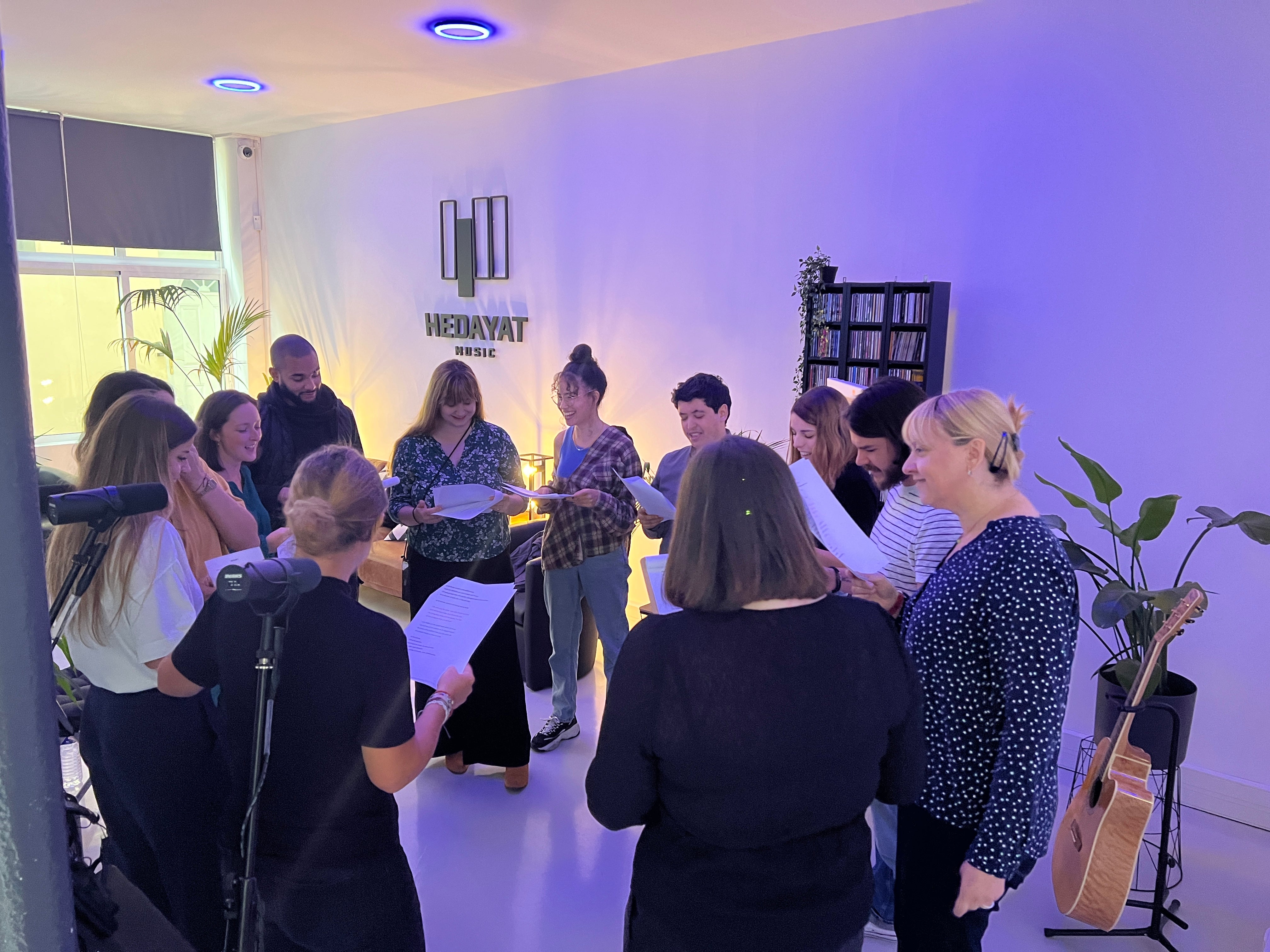 cours de chant en studio