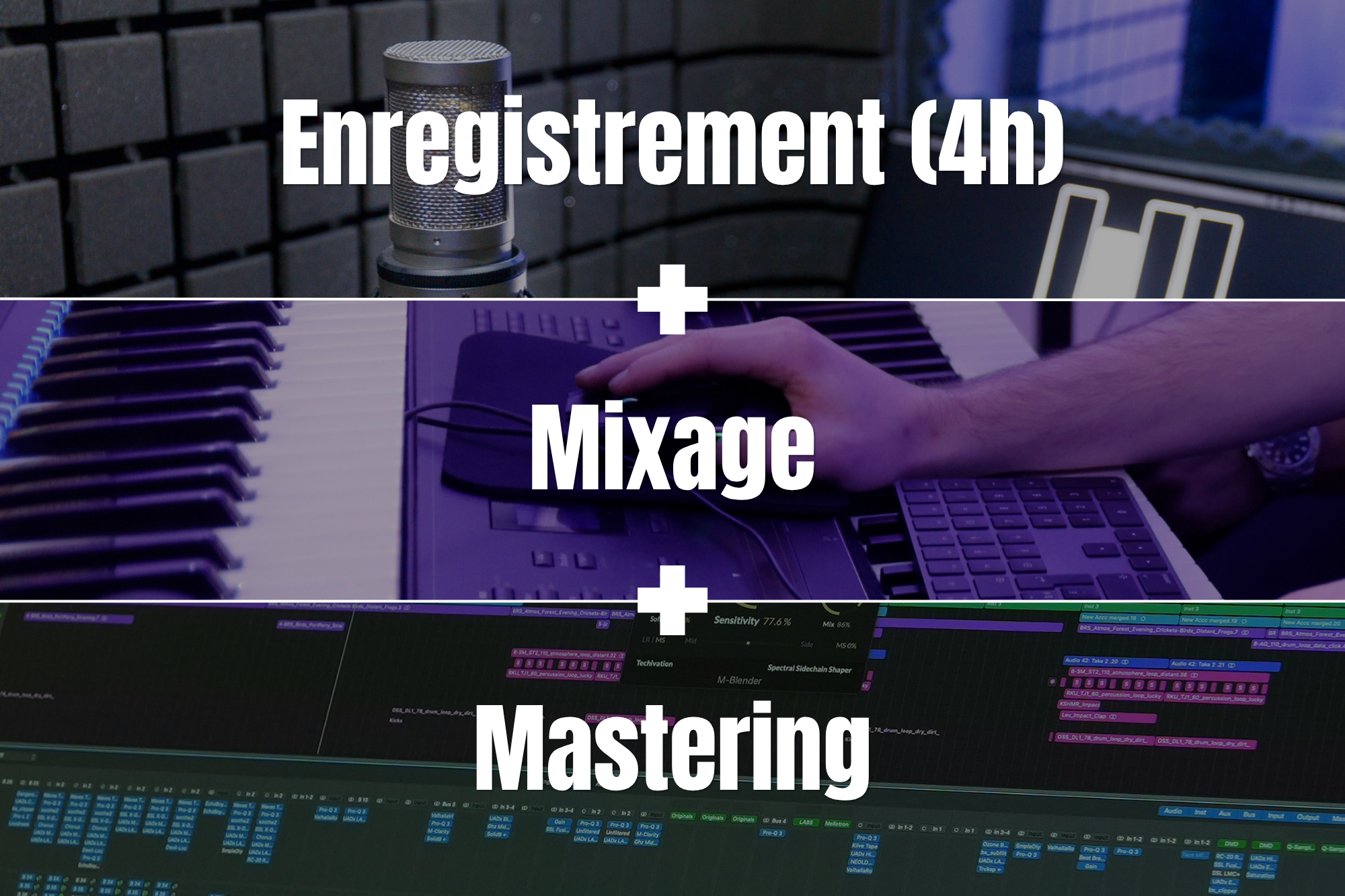 Pack REC 4h / Mixage / Mastering - Studio A Hedayat Music