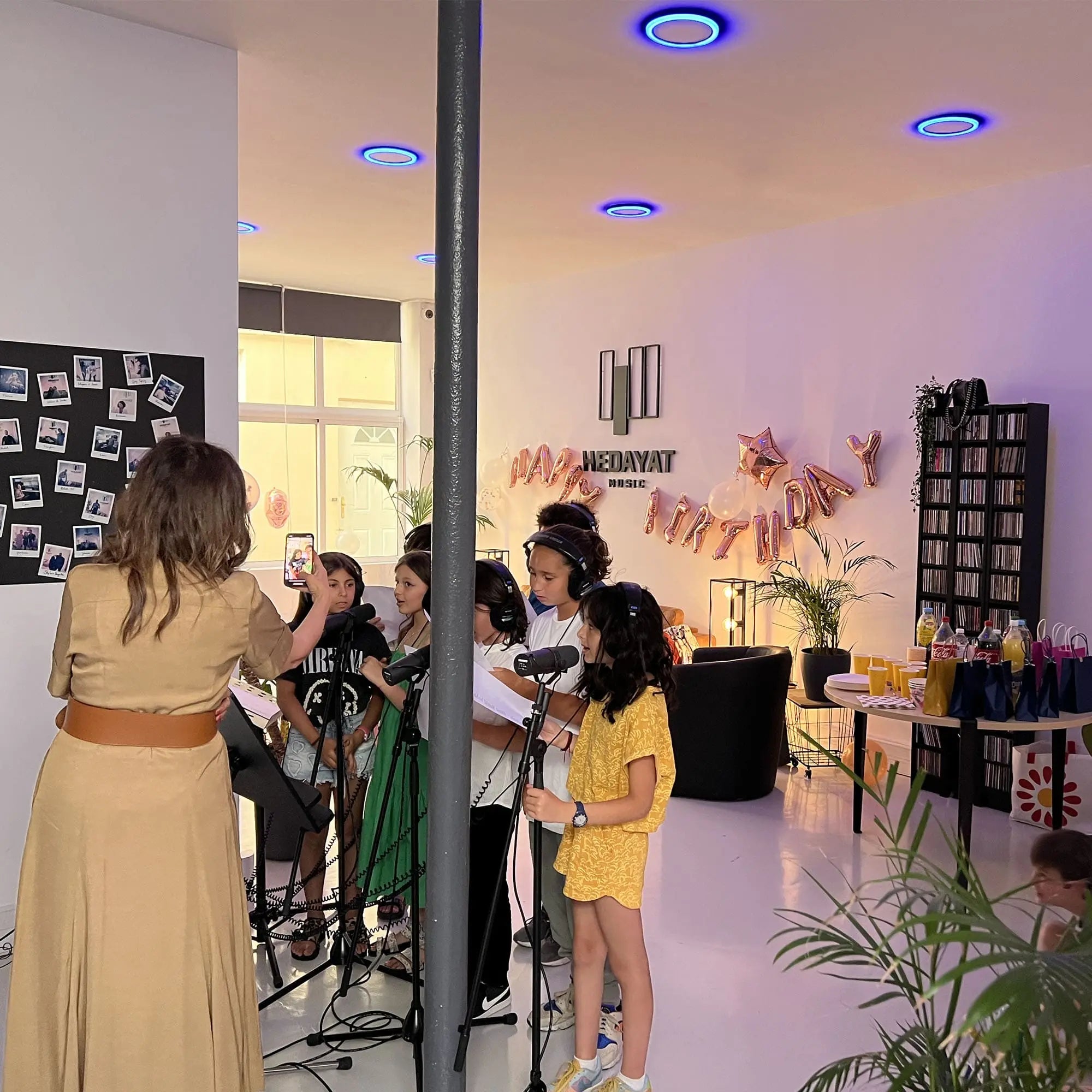 anniversaire enfants studio enregistrement