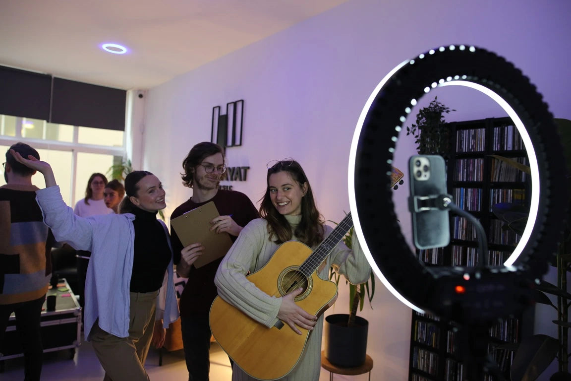 Séance en studio chez Hedayat Music, Paris 11e