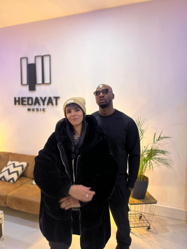 Shy'm et Singuila au studio Hedayat Music