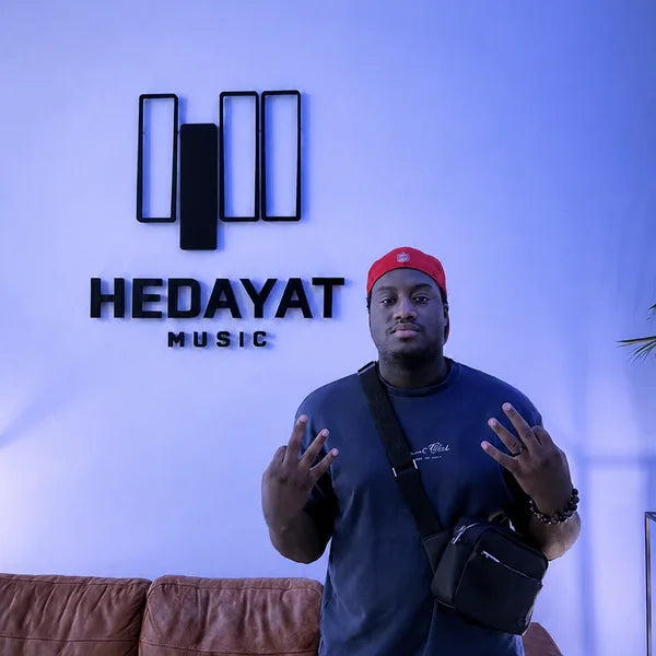 Papi Teddy Bear venu enregistrer au studio A de Hedayat Music