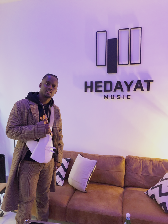Black M au studio Hedayat Music